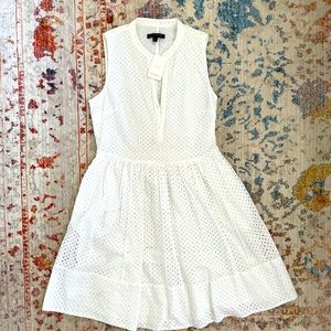 Banana Republic White Eyelet Dress